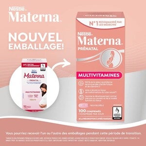 Nestlé Materna : Vitamines pré et postnatales